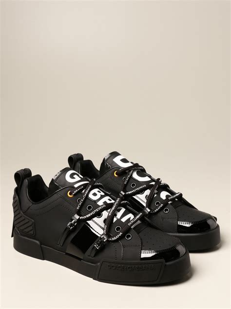 dolce gabbana schuhe herren schwarz|dolce and gabbana sneakers.